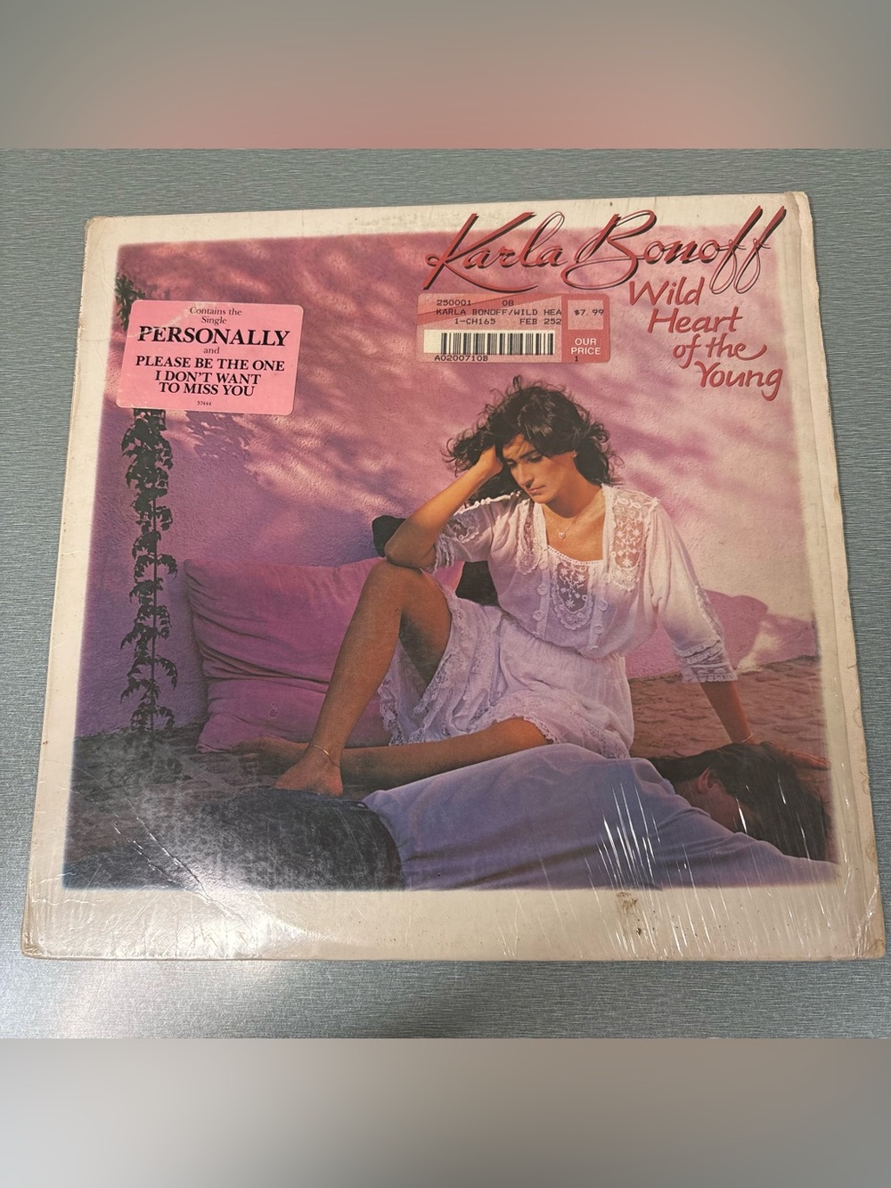 Karla Bonoff "Wild Heart of the Young" Vinyl Album - Pink Cover